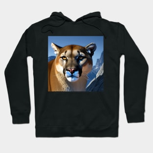 Mountain Lion - AI-Generated Hoodie